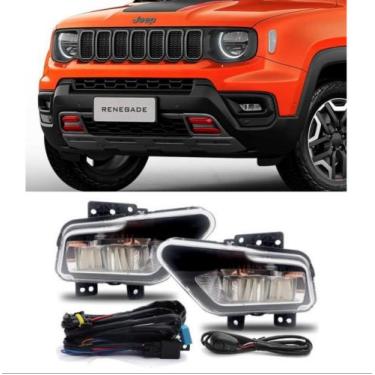 Imagem de Kit Farol De Milha Neblina Super Led Renegade Jeep 2022 2023 - SUITS