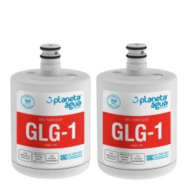 Imagem de Kit 2 Refil Filtro Planeta Água Compatível Geladeira - Planeta Agua
