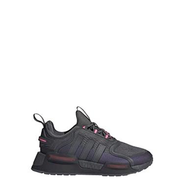 Imagem de adidas Tênis infantil NMD_V3, Cinza seis/prata fosco/pulso magenta, 19