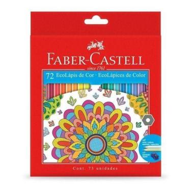 Imagem de Lapis cor ecolapis 120172g verm faber - Faber-Castell