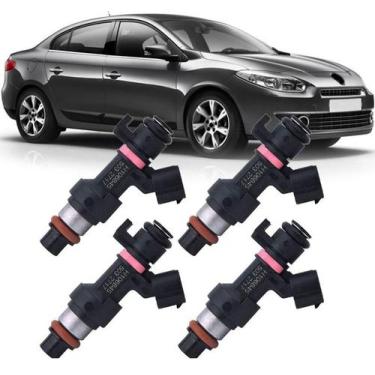 Imagem de Kit 4 Bico Injetor Fluence 2.0 16V Flex 2010 À 2017- H106845 - HD