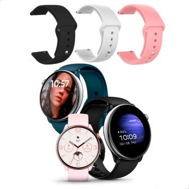 Imagem de Relógio Inteligente Smartwatch Amazfit gtr Mini Original Tela 1,28 + Pulseira Silicone