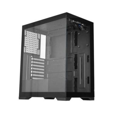 Imagem de Gabinete Gamer K-Mex Aqua Poseidon CG-11G4 Preto Mid Tower Vidro Tempe