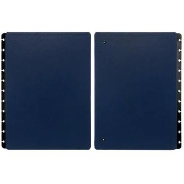 Imagem de Capa E Contracapa Do Caderno Inteligente Dark Blue A5