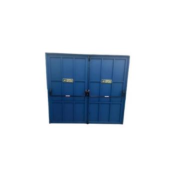 Imagem de Barras Anti Panico Dupla Cega Preta (Porta De Duas Folhas) - Mra