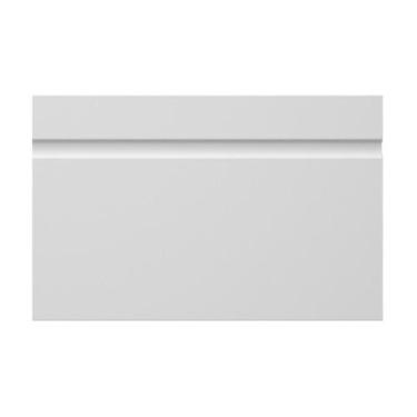 Imagem de Rodapé de MDF Durafloor Easy Y-01 Branca Polar 120mm x 18mm x 2100mm, 