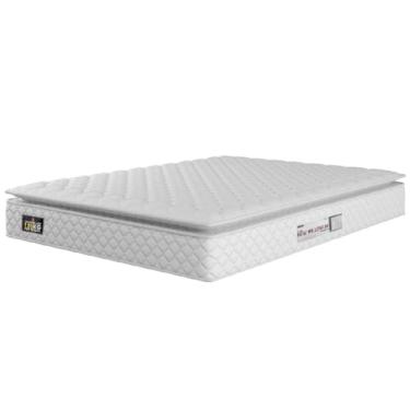Imagem de Colchão Solteiro Espuma D33 Pillow Top New Millenium Branco Hellen – Suporta Até 120 Kg Por Pessoa (Queen)