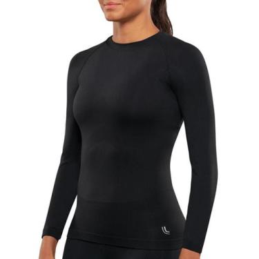 Imagem de Camiseta Feminina Térmica Sport I-Max 71012-002 Lupo, G, Preto