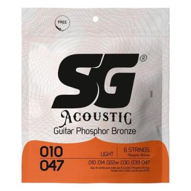 Imagem de Encordoamento sg violao 010 aco bronze 85 15 0.010 - 0.047