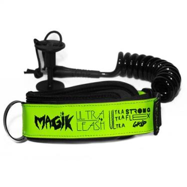 Imagem de MAGIK BOARDS Leash Profissional De Bodyboard Importado, Verde, G