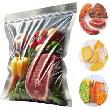 Imagem de Saco plastico a vacuo 40x60 micra 16 embalagem 50 unidades - E A COSTA