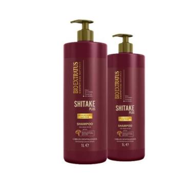 Imagem de Kit 2 Shampoo limpeza Nutritiva Shitake 1 L Bio Extratus - BIOEXTRATUS
