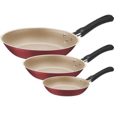 Imagem de Conjunto Frigideira 3 Peças Caribe - Tramontina