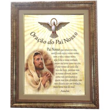 Imagem de Quadro Da Oração Do Pai Nosso, Mod.01, Med. 53x43cm. Angelus