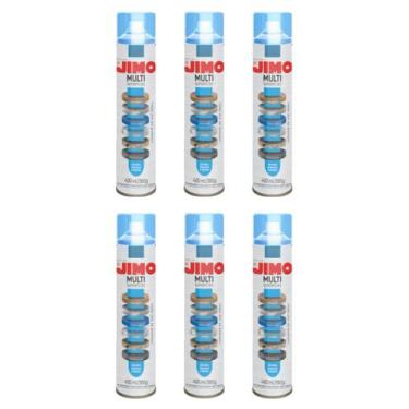 Imagem de Kit 6 Jimo Multi Superficies 400ml Metal Plastico Eletronicos