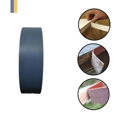 Imagem de Fita de Borda Para Madeira Azul Secreto Duratex 22mm X 20m Acabamento 