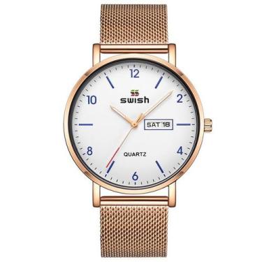 Imagem de Relógio Masculino SWISH Minimalista Analógico  - ElaShopp