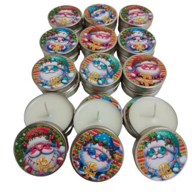 Imagem de 12 Velas Aromáticas para o Natal - Lembrancinhas de Natal