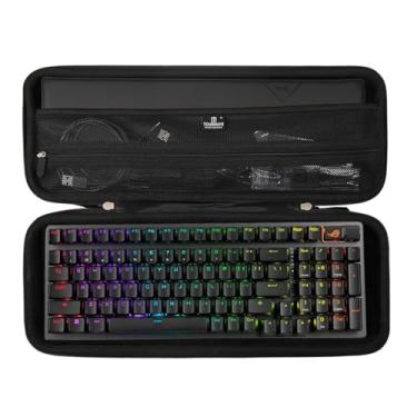 Imagem de Tourmate Capa rígida de armazenamento para teclado gamer sem fio ASUS ROG Strix Scope II 96 (apenas capa)