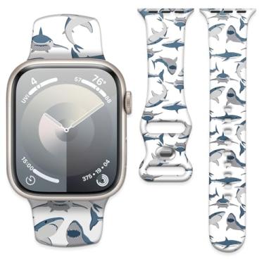 Imagem de Pulseira de relógio compatível com Apple Watch de 38 mm, 40 mm e 41 mm, pulseira de substituição de silicone macio com fecho clássico para Apple Watch Series SE 8, 7, 6, 5, 4, 3, 2, 1, Utral para