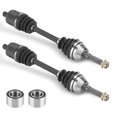 Imagem de Chabushi Eixo de acionamento dianteiro esquerdo direito CV com rolamentos para Polaris Sportsman 500 570 800 400 450 700 ETX Forest EFI X2, Scrambler 850 2018 ATV UTV Eixo de substituição - 2 peças