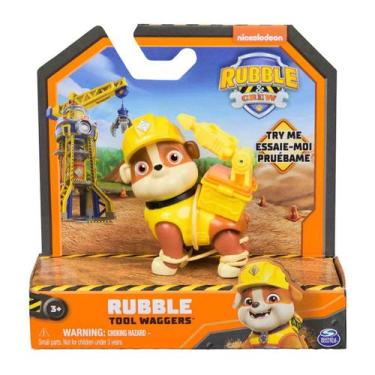 Imagem de Boneco Rubble de 6cm - Rubble e Sua Turma - Patrulha Canina