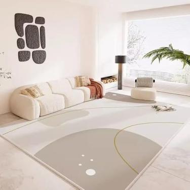 Imagem de Grande área listrada sala de estar tapete abstrato quarto casa arte cabeceira tapete macio moderno área de lazer tapetes de pelúcia, SY1041, QD, 300x400CM