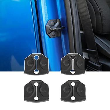 Imagem de Voodonala Tampa de fechadura de porta de carro dobradiça antiferrugem ABS capa para Ford F150 2015+ (4 peças/conjunto)