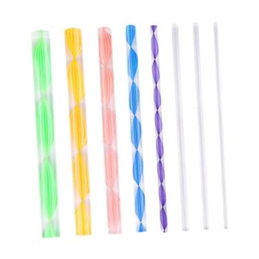 Imagem de YIJU 8Pcs Acrílico Hastes Mandala Pontilhando Ferramentas Dot Pintura Kit Multifuncional para Colorir Pedras Pintura Desenho Pedra Ferramenta, Colorida