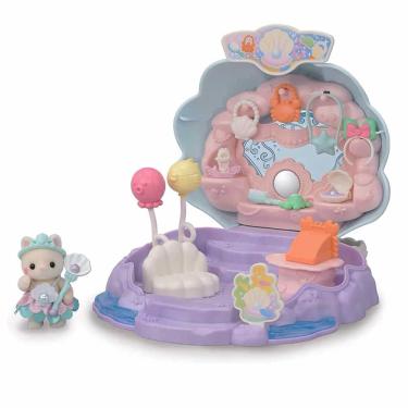 Imagem de Figura e Cenário - Sylvanian Families - Loja da Bebê Sereia - Epoch Magia