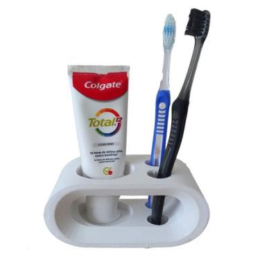 Imagem de Suporte Escova de dentes e para creme dental - master info 3d