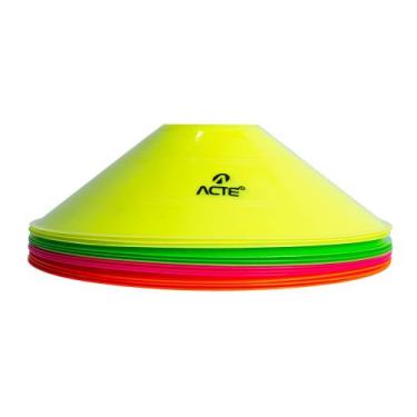 Imagem de Kit Cone Chapéu Chinês para Treinamento de Agilidade 12 Und T74 - Acte
