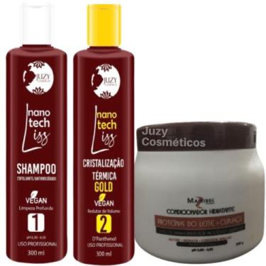 Imagem de Kit Ativo Progressiva Cristalização Gold 2x300ml + Condicionador Cupua
