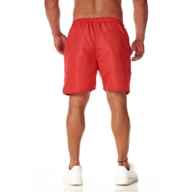 Imagem de Short Tactel Masculino Esportivo Confortável Tendência Academia Corrid