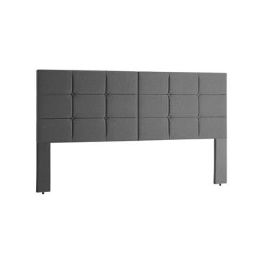 Imagem de Cabeceira com pés para cama box casal 1,40 dubai - 5 cores - AMERICA M