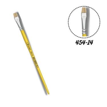 Imagem de Pincel Condor 454-14 Chato Curto Lixado Pelo Natural