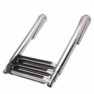 Imagem de Escada Inox 3 Degraus 254Mm X 875Mm - Porto Náutico