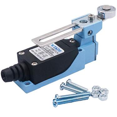 Imagem de TWTADE /TZ-8108 Braço de alavanca de rolo ajustável Arduino Interruptor de limite NC-NO CNC Mill Router SPDT Interruptor de limite momentâneo para plasma CNC