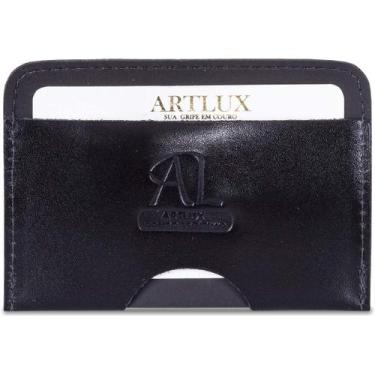 Imagem de Porta Cartão Cnh Couro Artlux 521, Preto