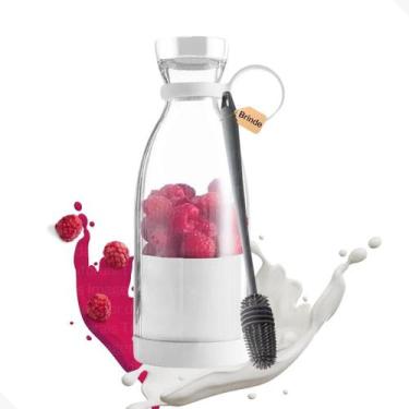 Imagem de Mini Liquidificador Portátil Juicer Recarregável - Branco - Keita