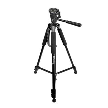 Imagem de Ultimaxx Tripé profissional de liga de alumínio de 60 polegadas com estojo de transporte compatível com câmeras Canon, Nikon, Sony, Samsung, Olympus, Panasonic e Pentax DSLR