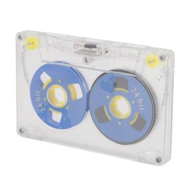 Imagem de Fita Cassete Transparente de 60 Minutos Em Branco para Gravação de Música e Ce - Compatível Com Toca-fitas - Estojo C Incluído
