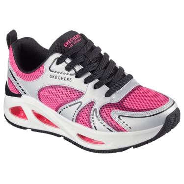 Imagem de Skechers Tênis feminino Uno Ego-Illustris Air, Prata/rosa choque, 41