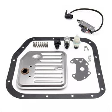 Imagem de Kit de junta de filtro de transmissão automática conjunto solenoide de travamento + chicote de fios 52118500AB para Jeep Grand Cherokee Dodge Ram 2500 52118789.
