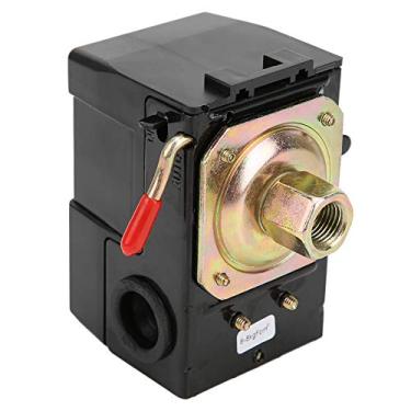 Imagem de Pressostato Start Healing Compressor de Ar Pneumático Monofásico 220V 16A, Furo único, Com Rosca de Tubo de Conexão para Ajustar o Status de Partida e Parada