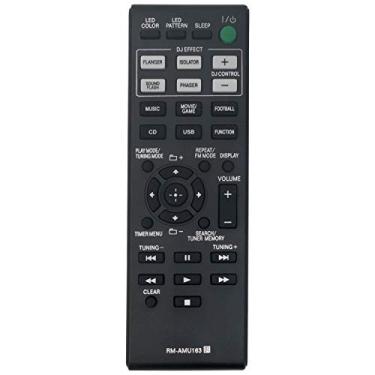 Imagem de Controle remoto de substituição para Sony LBT-GPX55 LBT-GPX77 SS-WGP55 SS-GPX55 HCD-GPX55 MHC-GPX88 MHC-GPX55 MHC-GPX33 MHC-GPX77 Shake-7 RMAMU163 Mini sistema HiFi