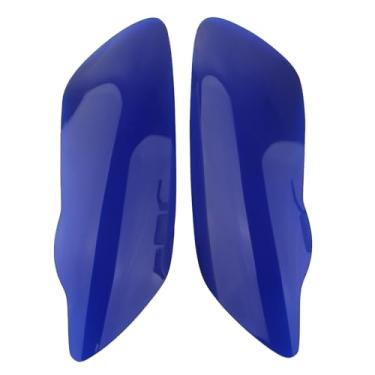 Imagem de FINMOKAL Protetor de lente de farol compatível com Yamaha YZF R1 2004-2006, azul, 1 par