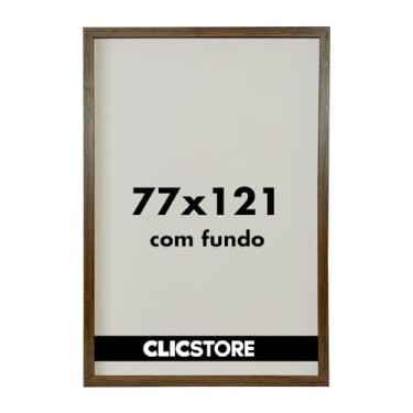 Imagem de Moldura Quadro 77x121 cm Decoração Criativa Quebra Cabeça Puzzle 3000 peças Parede Sala Escritório Game Office sem Vidro (Tabaco)
