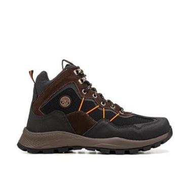 Imagem de Bota Attack Coturno Masculino Classico Couro Legitimo Confortavel cor Preto-Masculino