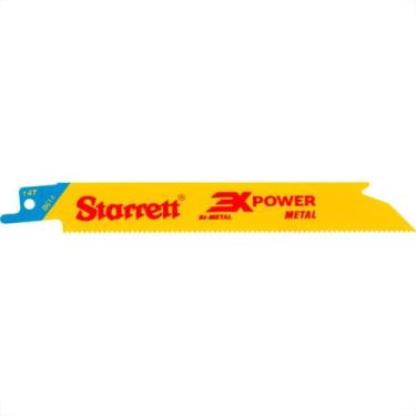 Imagem de Lamina Serra Sabre Starrett 150Mm/6'' Bi-Metal 2 Pecas 14 Dentes B614-
